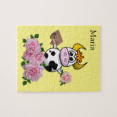 パズルカウピンクロゼチョコレート ジグソーパズル (横)