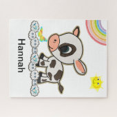 パズルカウレインボーサンバタフライクラウド ジグソーパズル (横)