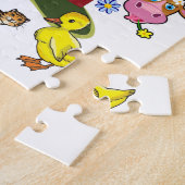 パズルカウー農家ファームハウスイエローチック ジグソーパズル (側面)