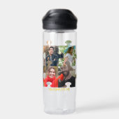 パズルカスタムピース写真あなたは私のカップルを完成 ウォーターボトル (背面)