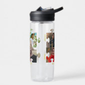 パズルカスタムピース写真あなたは私のカップルを完成 ウォーターボトル (左面)