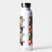 パズルカスタムピース写真あなたは私のカップルを完成 ウォーターボトル (左面)