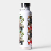 パズルカスタムピース写真あなたは私のカップルを完成 ウォーターボトル (右面)