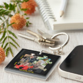 パズルカスタムピース写真あなたは私のカップルを完成 キーホルダー (正面右)