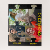 パズルカスタムピース写真あなたは私のカップルを完成 ジグソーパズル (縦)