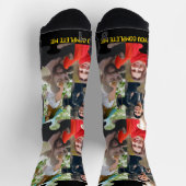 パズルカスタムピース写真あなたは私のカップルを完成 ソックス (上部)