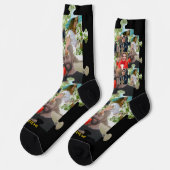 パズルカスタムピース完成したカップル写真 ソックス (左)