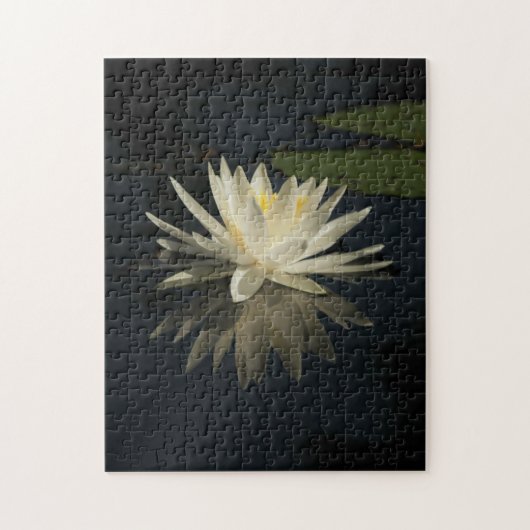 パズルカスタムホワイトウォーターリリー ジグソーパズル (縦)