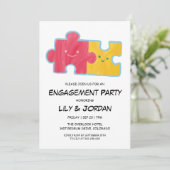 パズルカップル漫画婚約招待状 招待状 (スタンド正面)