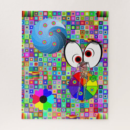 パズルカラフルの色 ジグソーパズル (縦)