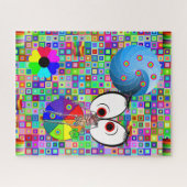 パズルカラフルの色 ジグソーパズル (横)