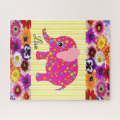 パズルカラフルゾウ ジグソーパズル (横)