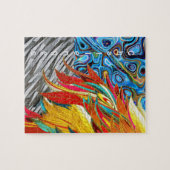 パズルカラフル抽象芸術 ジグソーパズル (横)