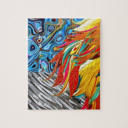 パズルカラフル抽象芸術 ジグソーパズル (縦)
