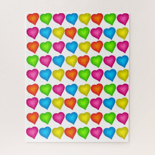 パズルカラーハート ジグソーパズル (縦)