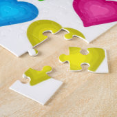 パズルカラーハート ジグソーパズル (側面)