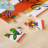 パズルカロッツバタフライストライプ ジグソーパズル (側面)