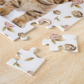 パズルキッテンピンクローズフローラ ジグソーパズル (側面)