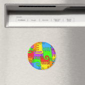 パズルキャッツ「レインボー」 2マグネット マグネット (インサイチュ (食洗機))