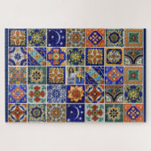 パズルギフト隠された家族の写真メキシカンタイル ジグソーパズル (横)