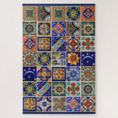 パズルギフト隠された家族の写真メキシカンタイル ジグソーパズル (縦)