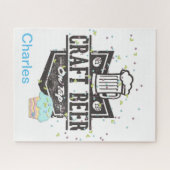 パズルクラフトビールハッピーバースデーカップケーキ ジグソーパズル (横)