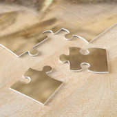 パズルクリスマス金ゴールドオーナメント ジグソーパズル (側面)