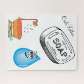 パズルクールラザーバスルーム ジグソーパズル (横)