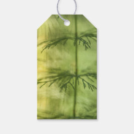 パズルグラス自然写真 ギフトタグ