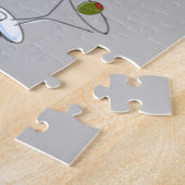 パズルグレーマルティニグラス ジグソーパズル (側面)