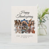 パズルコラージュ6フォトキャンバスハッピー感謝祭 シーズンカード (スタンド正面)