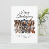 パズルコラージュ6フォトハッピー感謝祭 シーズンカード (スタンド正面)