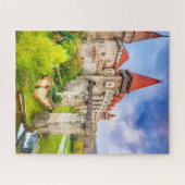 パズルコルヴィンキャッスルルーマニア ジグソーパズル (横)