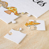 パズルサボテン白かすりキノコ片 ジグソーパズル (側面)