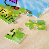 パズルサンフローラ小さな女の子ピンクバルーン ジグソーパズル (側面)