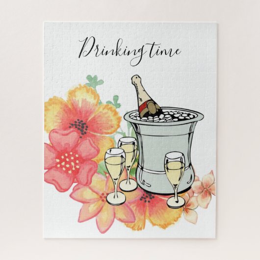 パズルシャンパンタイムフローラ ジグソーパズル (縦)