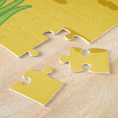 パズルシャーク海漁師魚釣り ジグソーパズル (側面)