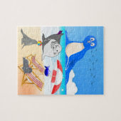 パズルシールビーチ砂 ジグソーパズル (横)