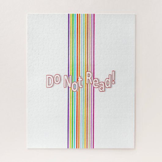 パズルストライプは読ない ジグソーパズル (縦)