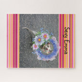 パズルストライプフローラ ジグソーパズル (横)