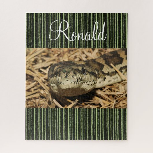 パズルスネークグリーン ジグソーパズル (縦)