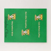 パズルズキャットウィーンワインコーヒーブレックファースト ジグソーパズル (横)