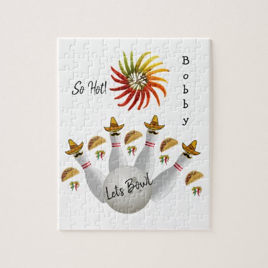 パズルズボウリングボールホットピーマン ジグソーパズル (縦)