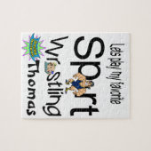 パズルズ遊スのお気に入りのレスリング ジグソーパズル (横)