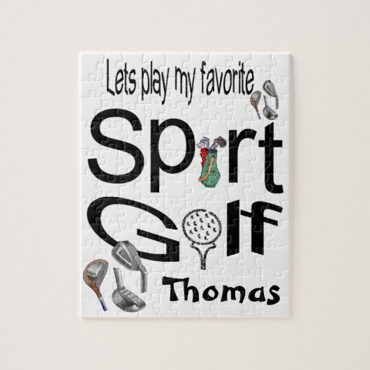 パズルズ遊スポーツお気に入りのゴルフ ジグソーパズル (縦)