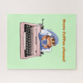 パズルタイプライターもっとコーヒーを下さい ジグソーパズル (横)