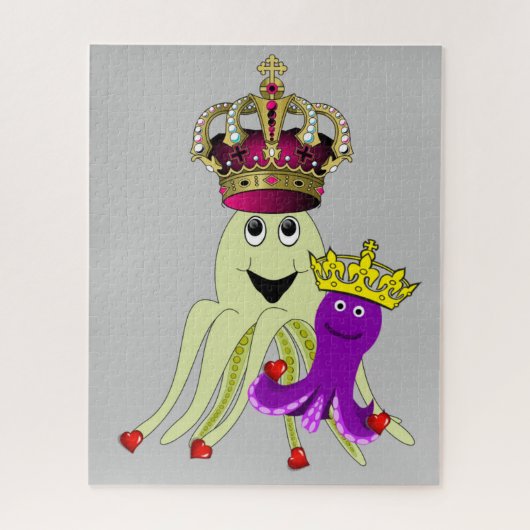 パズルタコラブ赤いハート ジグソーパズル (縦)