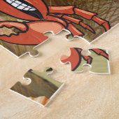 パズルダックスビーチサンドストーンズロブスター ジグソーパズル (側面)