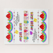 パズルハッピーバレンタインデーハッピーバースデー ジグソーパズル (横)