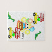 パズルハッピーバースデーアリゲーターケーキ ジグソーパズル (横)